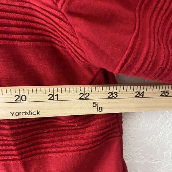 LuLaRoe Simply Comfortable Top Womens 3XL Red Long Sleeve Pullover‎ Sweater - Picture 7 of 9